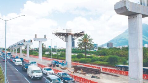 Metrorrey confirma que el colapso de la estructura de la Línea 4 era un evento temporal y el progreso del proyecto es del 70%.