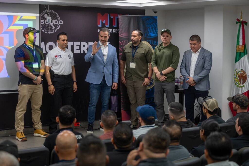 La capacitación de Adrián de la Garza incluye a 40 elementos en estrategias para multitudes antes del Mundial.