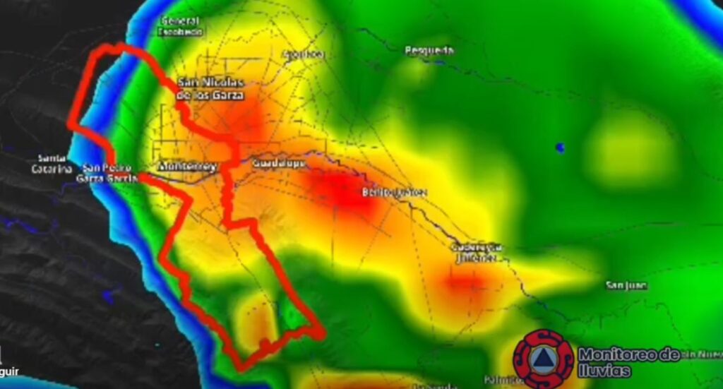 Autoridades advierten sobre el riesgo de encharcamientos en Monterrey. Conoce qué esperar para este domingo.