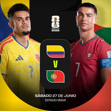 Descubre cuándo y dónde ver el emocionante partido entre Colombia y Portugal en la Copa Mundial 2026.