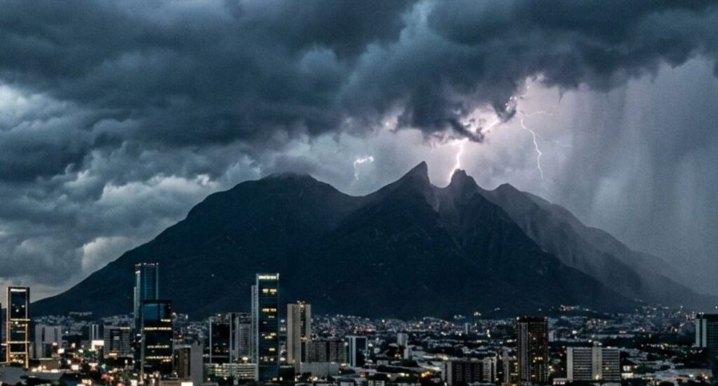 Este martes, Nuevo León y Tamaulipas enfrentan lluvias intensas a causa del ciclón tropical Uno en el golfo de México.